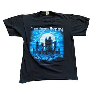 Black Trans-Siberian Orchestra Winter Tour 2009-2010 Graphic Band Tee- Sz Medium